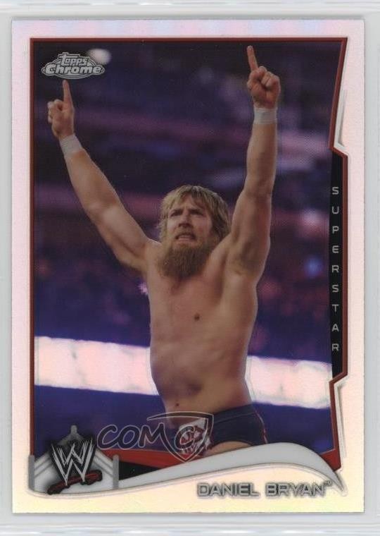 2014 Topps Chrome WWE Refractor Daniel Bryan #14 6ns