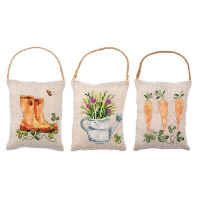 New Vervaco Cross Stitch Kit 0198856 Ornament Deco Garden