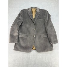 Chaps Classic-Fit Corduroy Stretch Sport Coat Dark Gray, 42 Regular Paisley