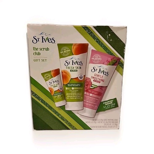 St. Ives Gentle Smoothing Scrub Exfoliant Natural Clear Fresh Skin New Box - Picture 4 of 6