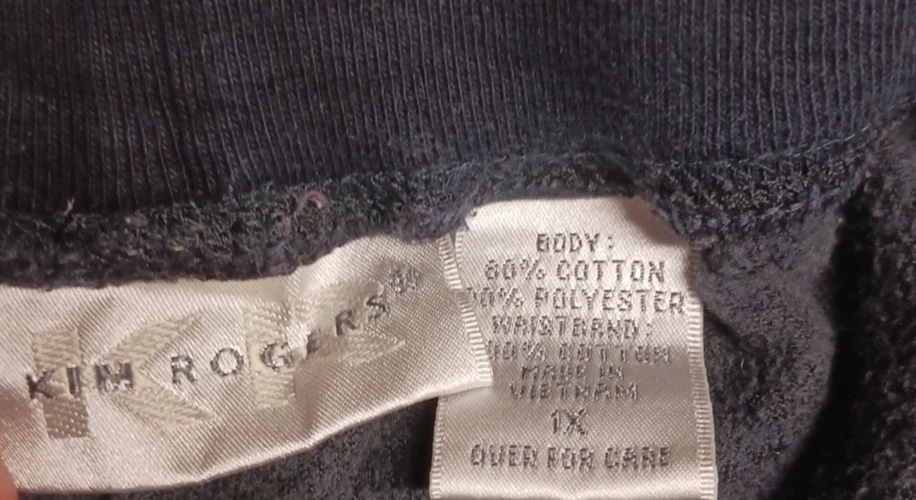 Kim Rogers  1XL Velvet Pull-On Pants Velour Wide Leg Lounge Cozy Black - Image 4 of 4