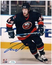 Janne Niinimaa Signed Autographed 8x10 NY Islanders 44 Jersey Photo ACOA