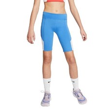 Nike Girls' Trophy Bike Shorts Blue Large CJ7562-402