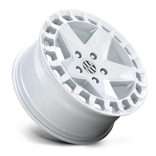 Rodas brancas brilhantes 17x8 Victor Equipment ALPEN 5x130 (10mm) conjunto de 4 - Imagem 2 de 4