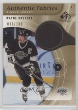 2005-06 SP Game Used Edition Authentic Fabrics Gold 20/100 Wayne Gretzky HOF 2d8