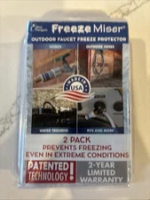 Blue Penguin Freeze Miser 2 Pack - Outdoor Faucet Freeze Protector - NEW!!!