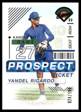 2024 Panini Prospect Edition - Blue #131 Yandel Ricardo #/199
