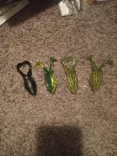 #X Top Water  Frog Hollow Body Frog 3"  1/4oz SET OF FIVE !!!