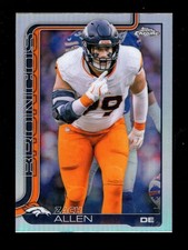 2025 TOPPS CHROME REFRACTOR #95 ZACH ALLEN BRONCOS