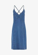 Guess Courtney Dress - Abito In Denim Blu - Taglia L Abbigliamento Donna