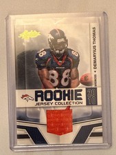2010 Absolute Memorabilia Rookie Jersey Collection Demaryius Thomas #9 (MEM, RC)