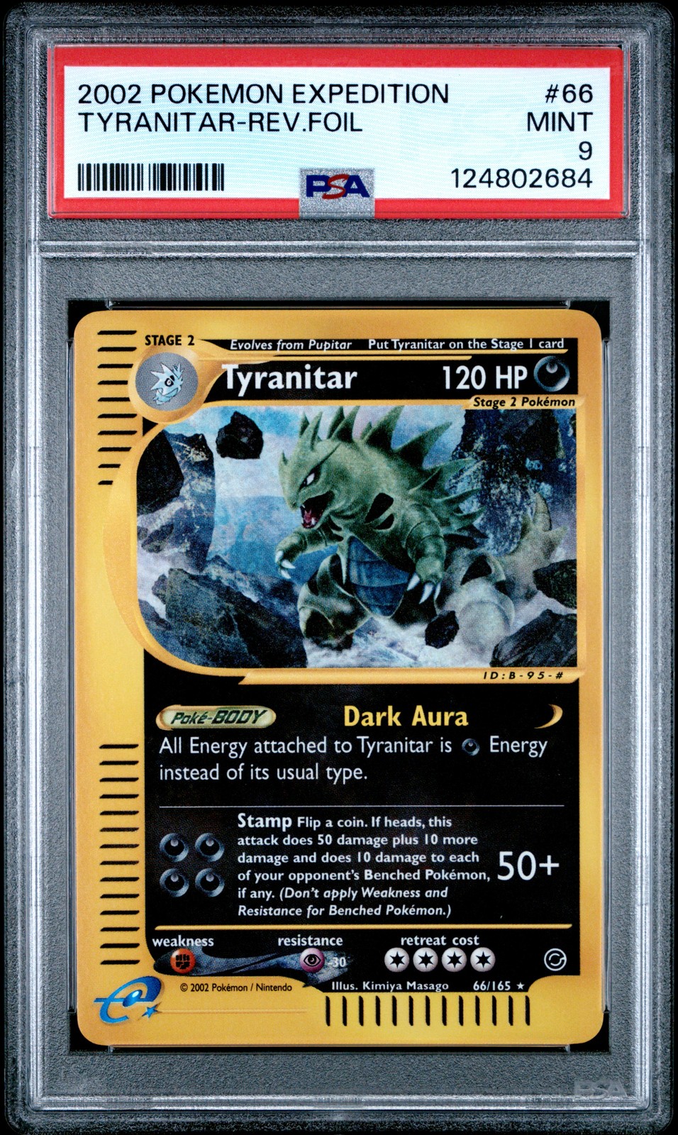 Tyranitar 2002 Expedition #066/165 Reverse Holo Price Guide