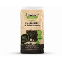 bionero Bio Anzucht & KräUtererde Wurzelkraft Torffrei Bio Erde Anzuchterde 18 L