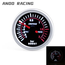 Auto Car Turbo Boost Gauge -1~0~2 BAR 2  52mm Universal 12V Pointer MeterDigital