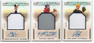 2024 Boys of Summer Jumbo Prospect Material Signatures GU Auto /99 - Pick Any