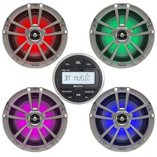 JBL PRV175 Marine Gauge Style Bluetooth Receiver, 4x 6.5" 225W LED Speakers