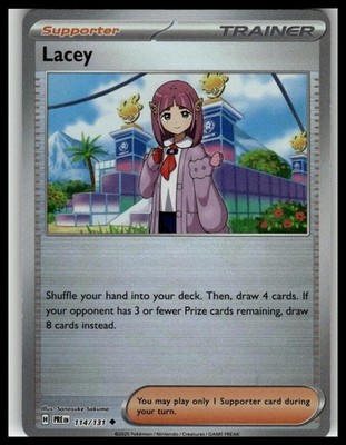 Pokemon Lacey Pokeball Reverse Prismatic Evolutions 114/131 NM English-