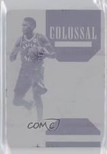 2019-20 National Treasures Printing Plate Magenta 1/1 Victor Oladipo Logoman s3g