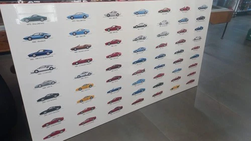 NQD248 Ferrari Original Frame Print Models 1972-96