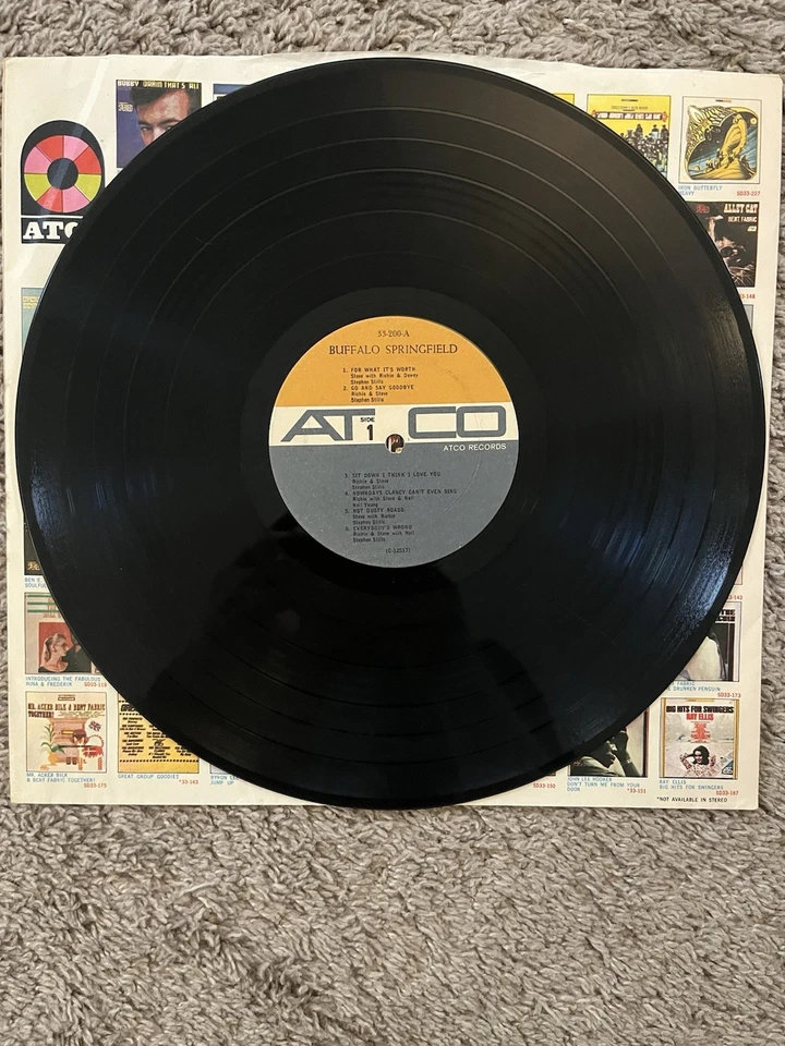 Mono Buffalo Springfield For What It’s Worth LP 1967 ATCO Records - Image 3 of 4