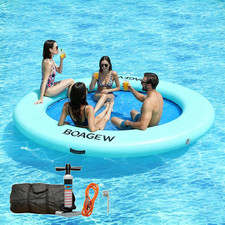 Float for Adults Heavy Duty, Inflatable Water Hammock with Cup Holders, Inflata