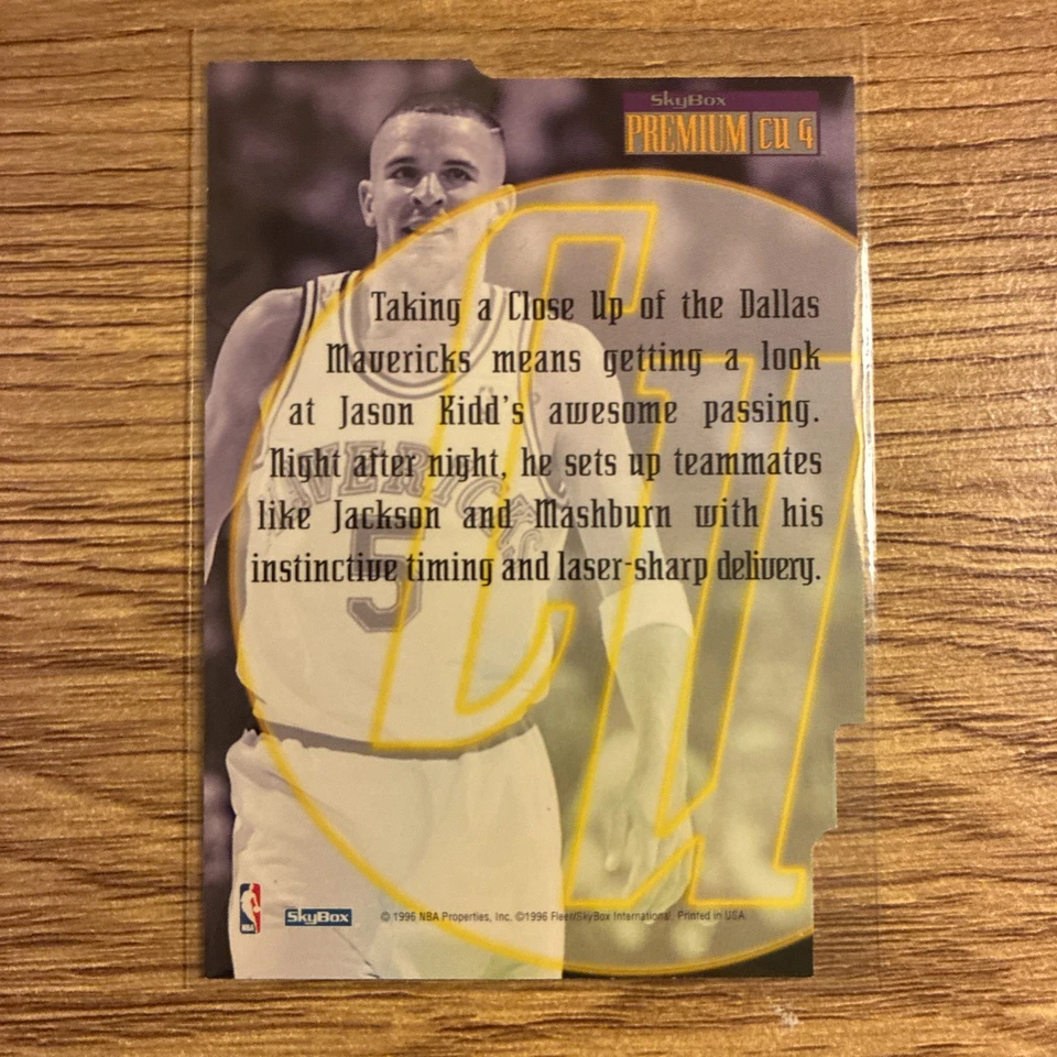 Primer plano de Jason Kidd 1996-97 SkyBox Premium #CU4 Foto 2 de 2