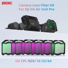 BRDRC Camera Lens Filter Kit For DJI O4 Air Unit Pro UV CPL ND8/16/32/64 Filters