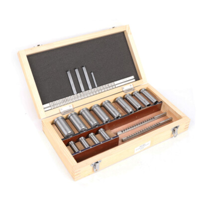 22 Pcs HSS Metric Keyway Broach Set Metric Size Metalworking Tool 4/5/6/8mm  New