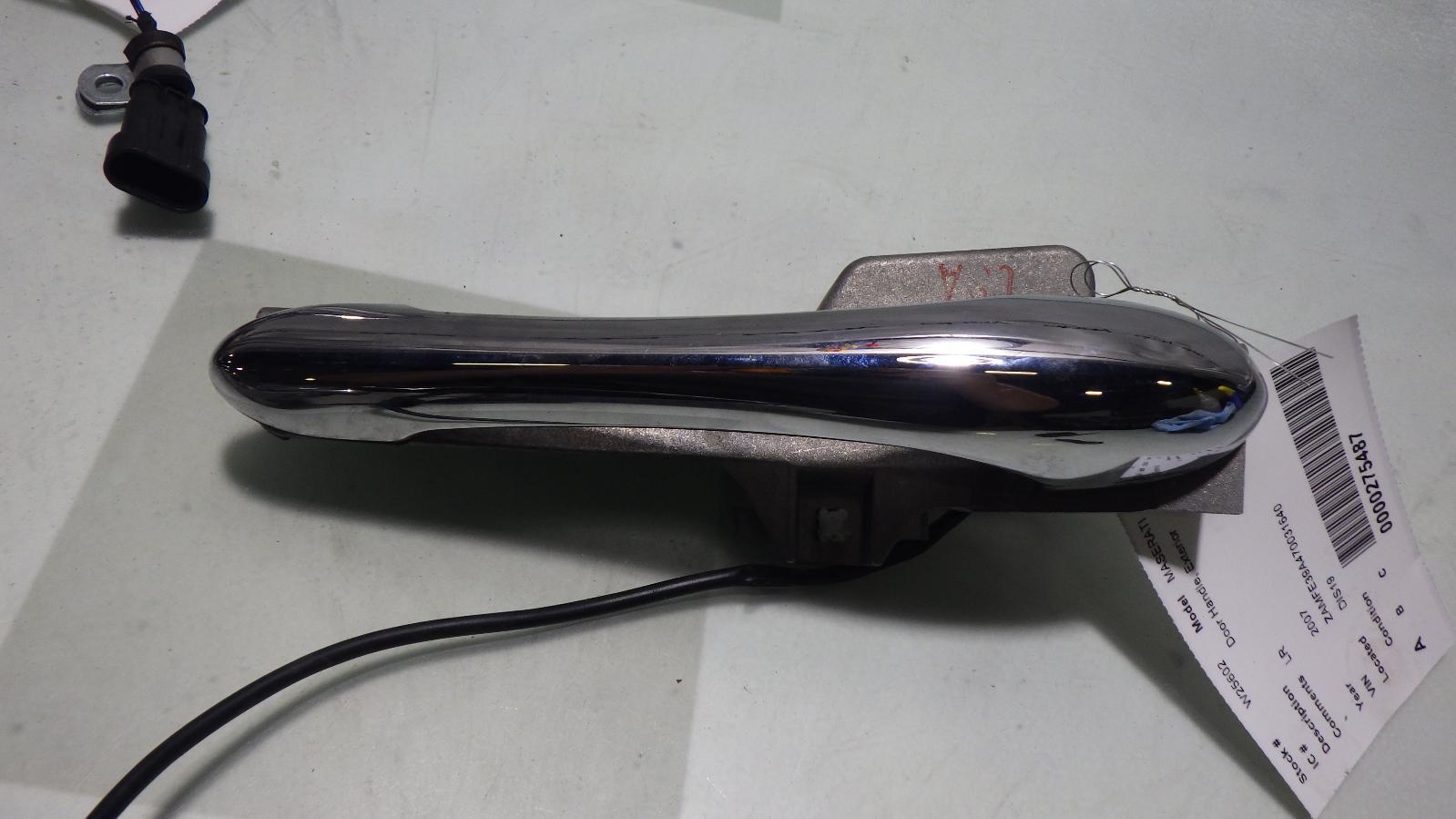 MASERATI Door Handle, Exterior  2007 LEFT REAR (BEHIND DRIVER) 