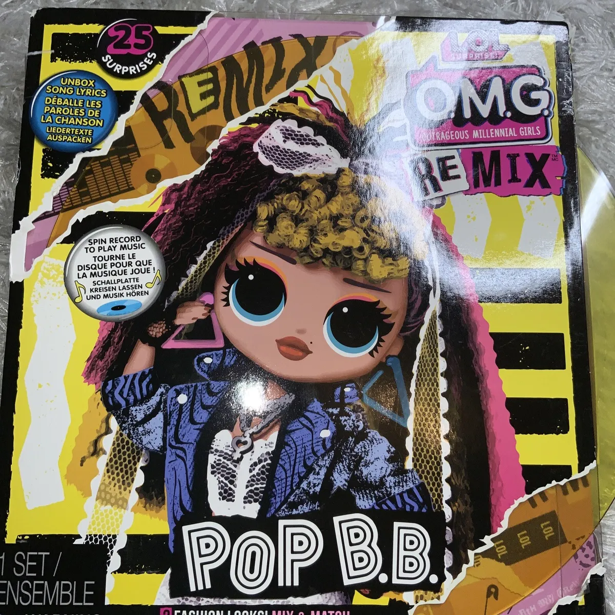 LOL Surprise OMG Remix Pop B.B. Fashion Doll - 25 Surprises with Music