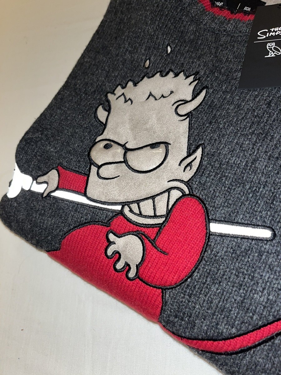ICEBERG 90s SIMPSONS BART STARKER着用 1990s Vintage ICEBERG HISTORY Sweater Bart Simpson Size 3x