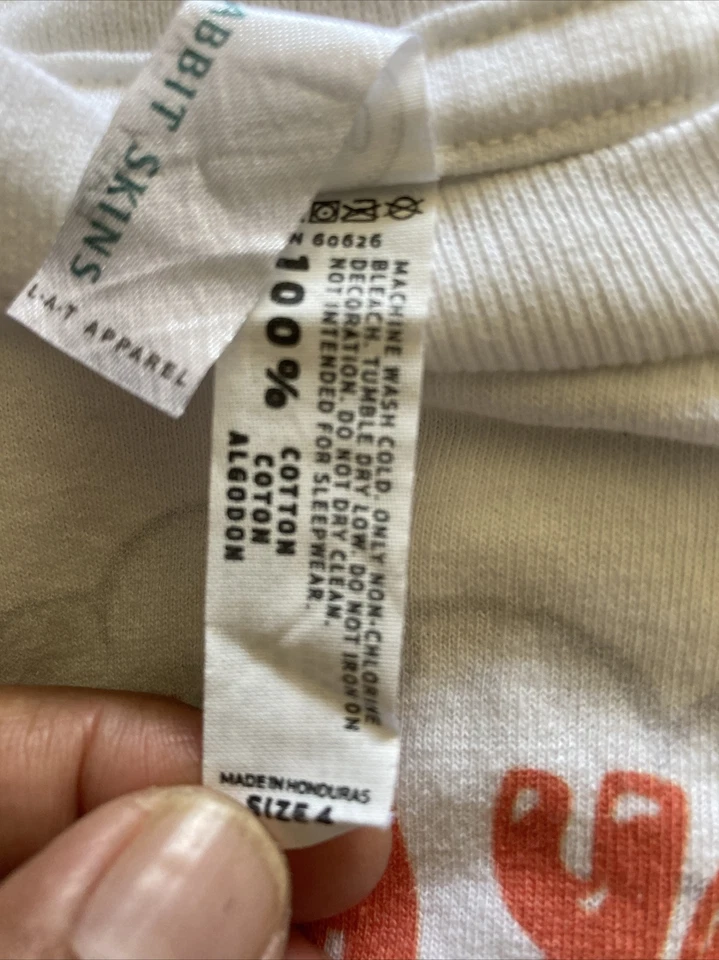 Rabbit Skins LAT Apparel Shirt ʻI Lava Youʻ Volcano Hawaii T-Shirt Kids Size 4 - Image 4 of 4