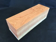 Large Cherry Spindle Hollow Form Pepper Mill Wood Blank Carving - 3" x 3" x 10"