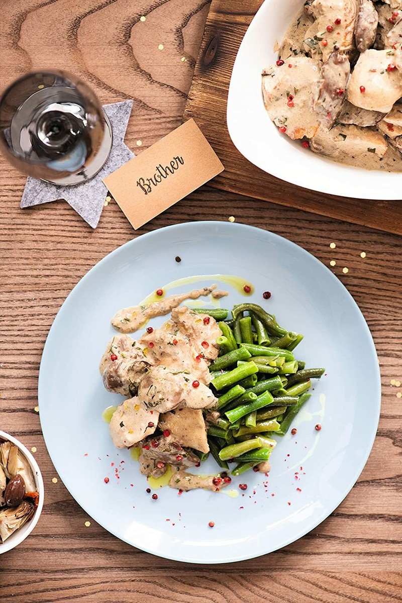 Servizio Tavola Luminarc Diwali 18 Pezzi - Vetro Opale Azzurro - Foto 9