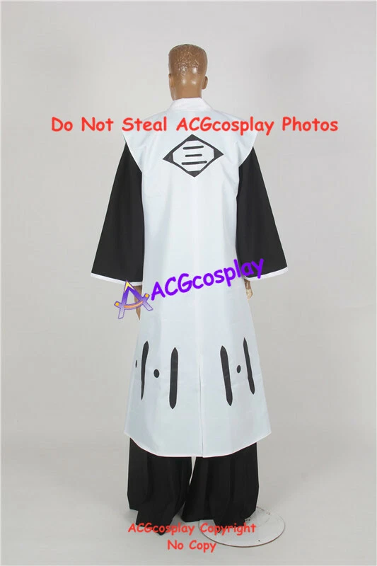 Disfraz Cosplay Capitán Gin Ichimaru 3ª División Cosplay Disfraz Blanqueador Cosplay Foto 3 de 4