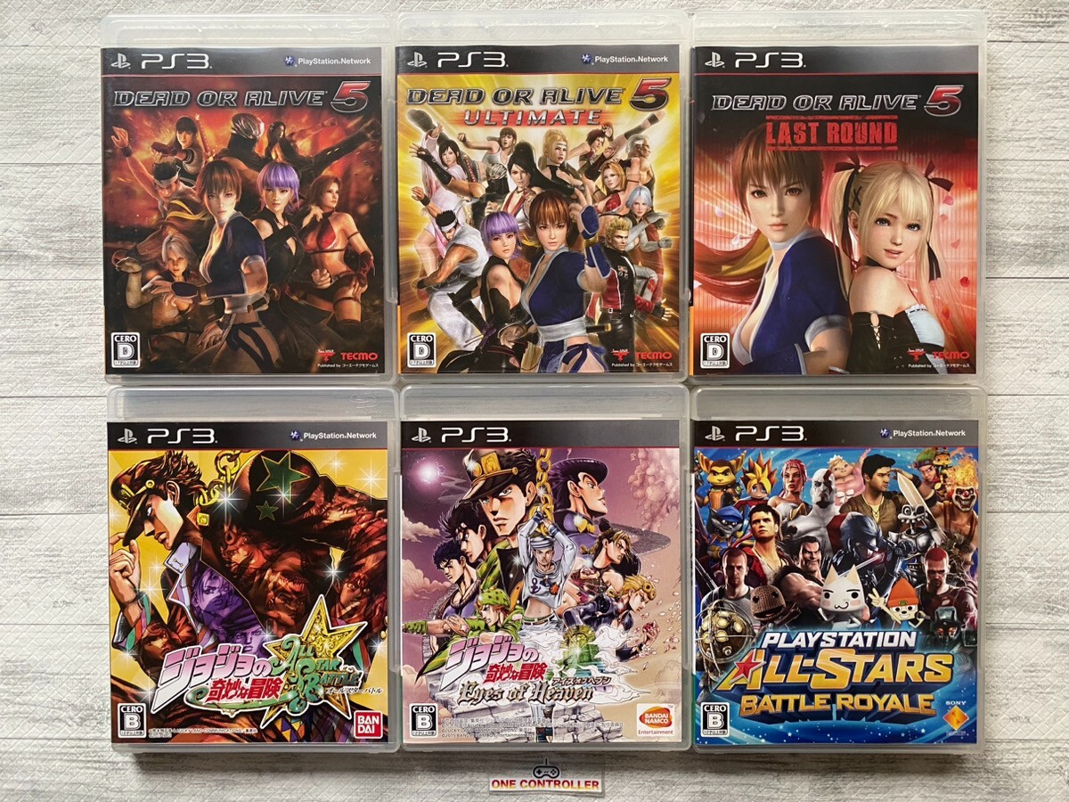SONY PS3 Dead or Alive 5 & JoJo's Bizarre Adventure & All Stars