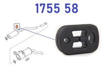 1 Stück Auspuff Gummi Halter Gummilager Abgasanlage CITROËN ZX (N2) 1.1 1.4 1.4D