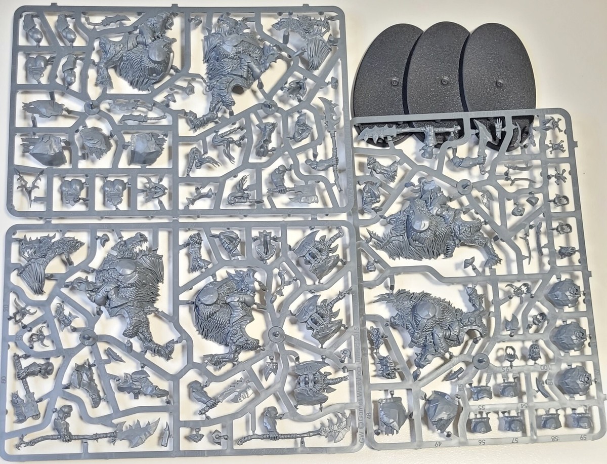 3x GORE-GRUNTAS Ironjawz *New on Sprue* Orruk Warclans Warhammer