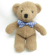 FAO SCHWARZ NUBBY BROWN TEDDY BEAR VTG