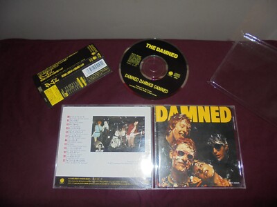 The Damned ''Damned Damned'' CD Overseas Records TECX/20305 JAPAN 1992 OBI
