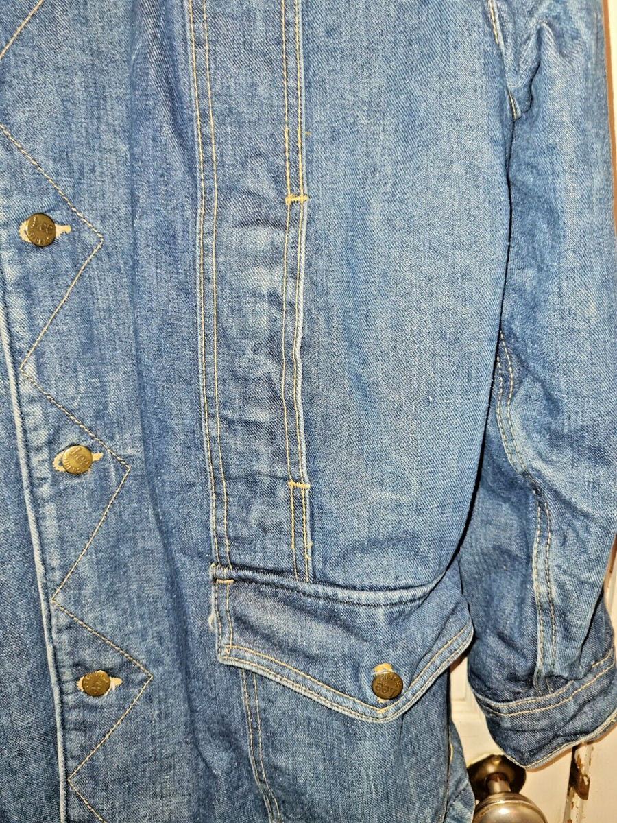 Vintage Lee Jacket XL /50 Storm Rider Sherpa Lined Denim Vintage Lee Jacket XL /50 Storm Rider Sherpa Lined Denim