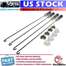 4Pcs W10780048 Washer Suspension Rod Kit Damper Assembly for Whirlpool Kenmore