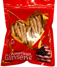A Grade American Ginseng Root Medium Long Size 1 LB. Bag Limited Time Sale 