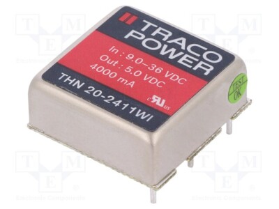 1 Stück, Wandler: DC/DC THN20-2411WI /E2DE
