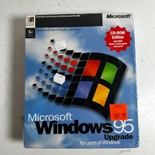 Microsoft Windows 95 Upgrade PC CD-ROM Edition 32-Bit Operating System Disc