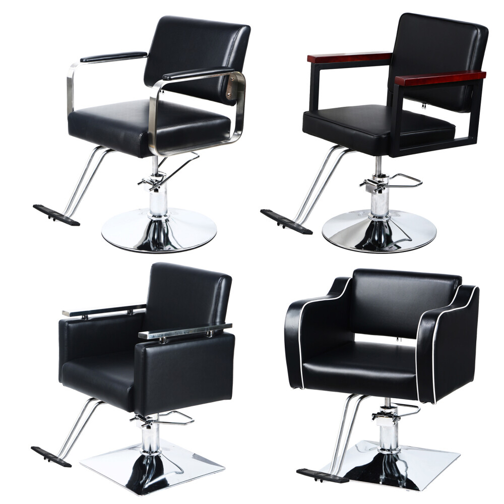 Barber Chair Hair Styling Beauty Chair with Foot Rest for