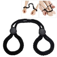 Adjustable Braided Handcuff Rope Wrist or Ankle Cuffs BDSM Bondage Restraint Sex