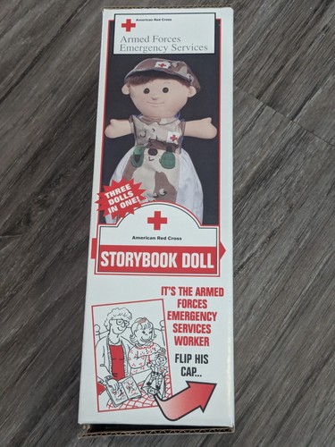 Vintage Doll American Red Cross 3 Dolls In One Storybook Doll & Colorbook - Picture 9 of 19