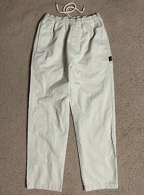 STUSSY Brushed Beach Pants Bone Size XS, men's, ELASTIC