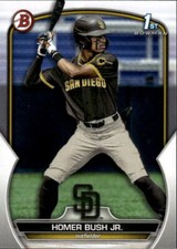 2023 Bowman Draft Homer Bush Jr. #BD-124 San Diego Padres